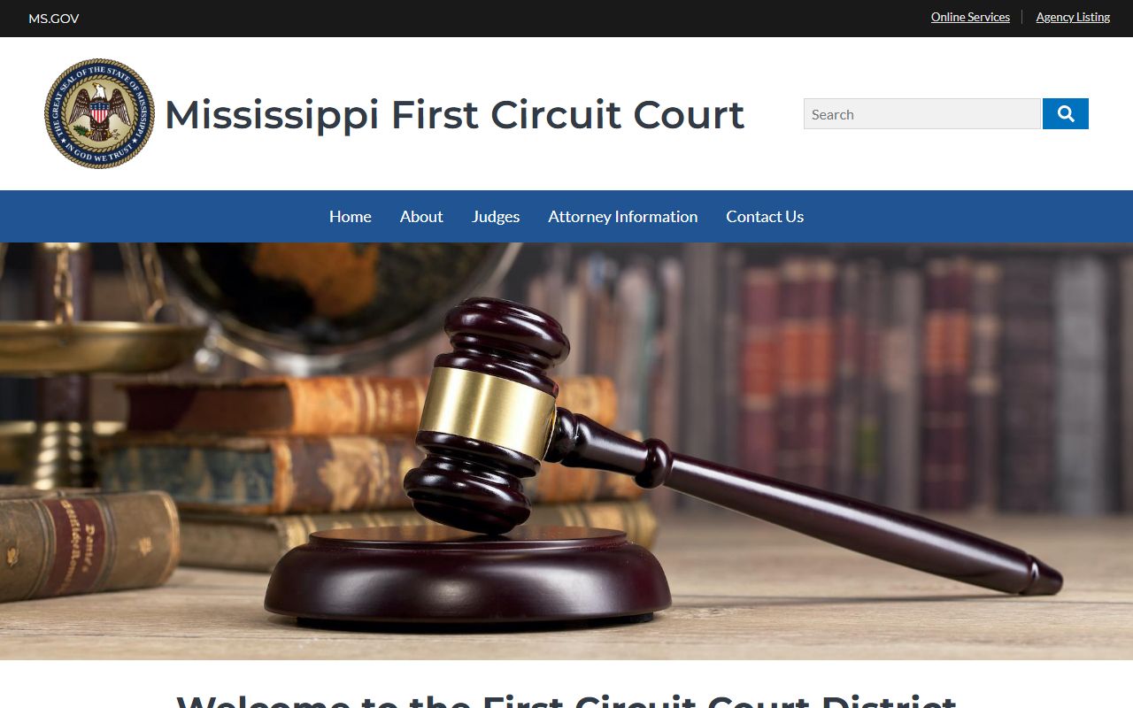First Circuit Court District serving Tishomingo County court records