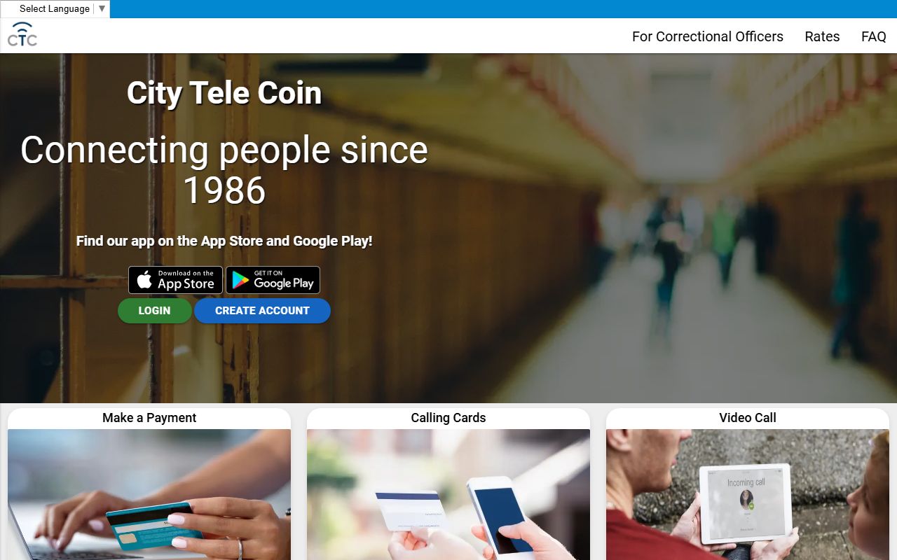 Tishomingo County inmate video visitation through City Tele Coin
