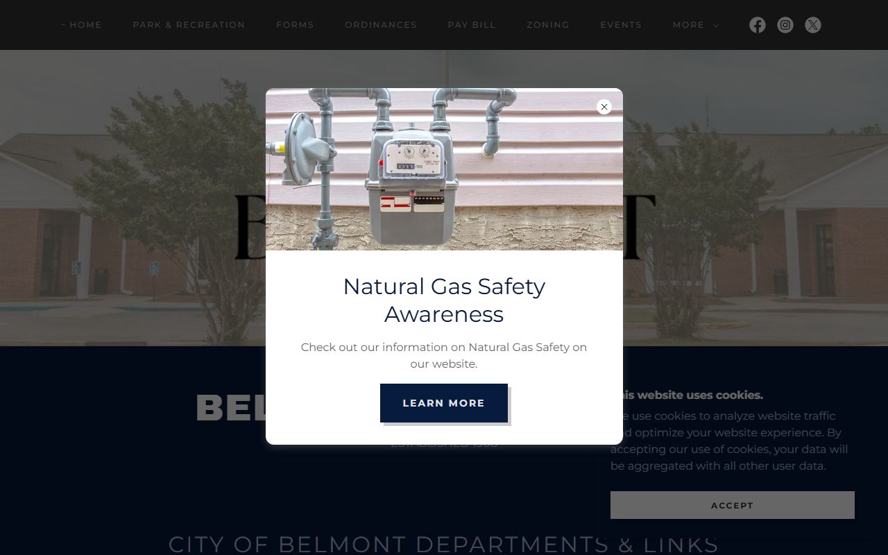 Tishomingo County traffic court records for the City of Belmont